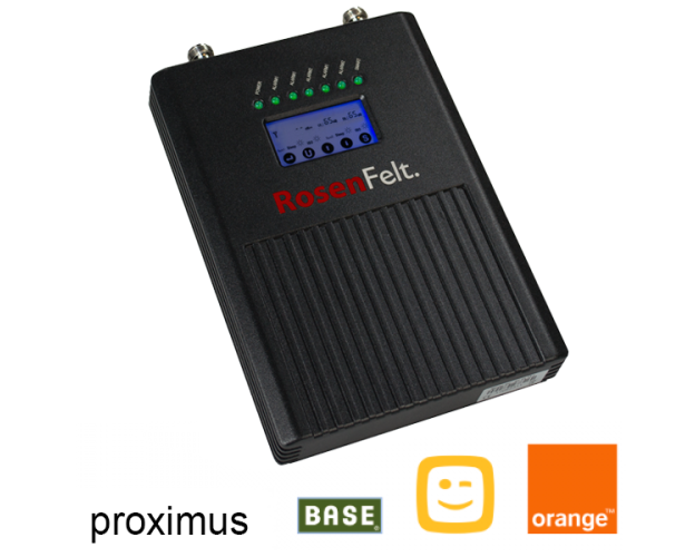 Amplificateur en ligne 5 BANDES GSM 4G 5G Rosenfelt RF 20-5BT-L