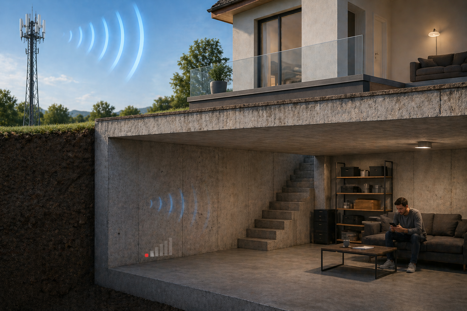 Comment améliorer la 4G dans un sous-sol ou garage ?