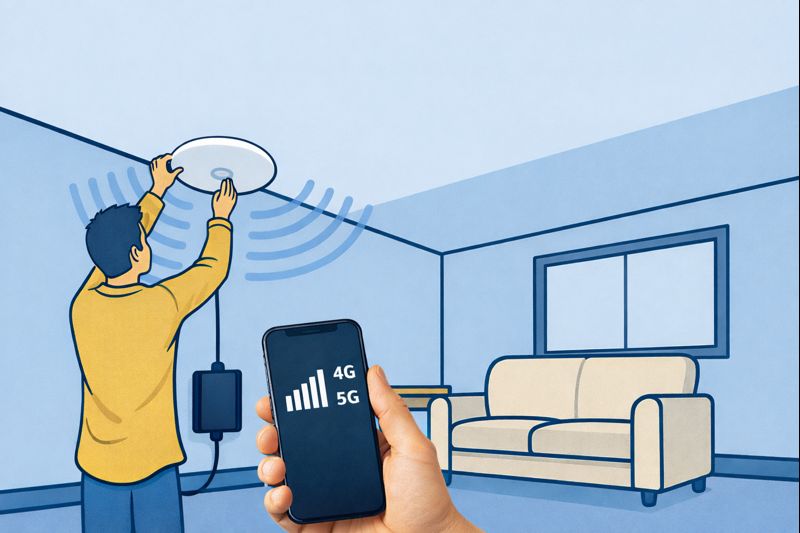 Comment installer une antenne intérieure GSM 4G 5G en Belgique